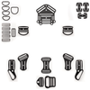 DC MARINE YUHSIN Sidemount Harness Black DC MARINE/YUHSIN - eXplorer ELITE - Sidemount Harness System