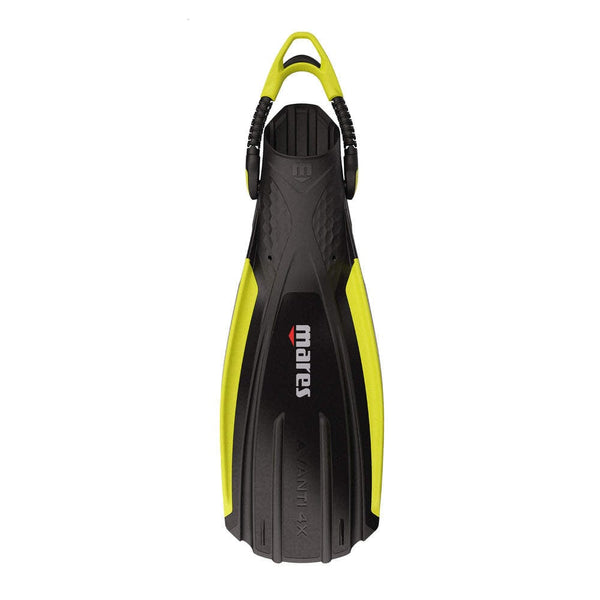 Mares Fins (Open Heel) S / Black/Yellow Mares Avanti Quattro 4X fins