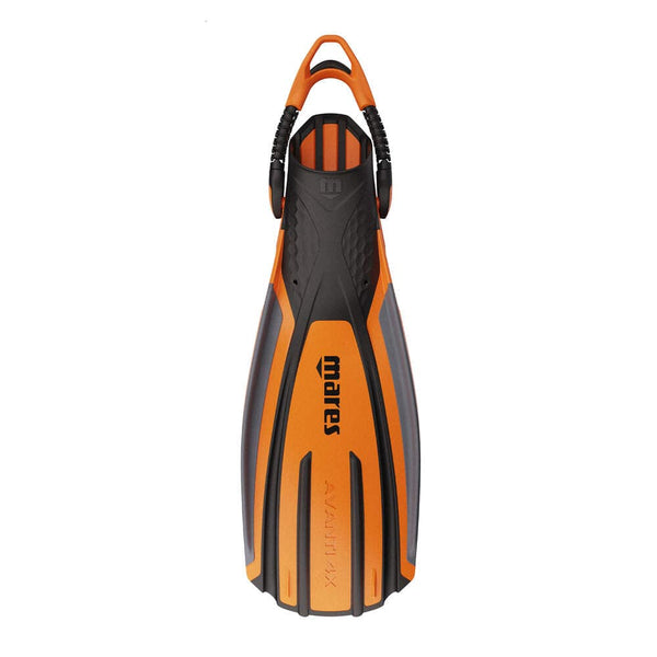 Mares Fins (Open Heel) S / Orange/Gray Mares Avanti Quattro 4X fins