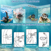The ScubaDiving Gear Store Snorkelling Set - Full Frame Mask & Dry Snorkel - Multiple Colour Options