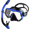 The ScubaDiving Gear Store Snorkelling Set - Full Frame Mask & Dry Snorkel - Multiple Colour Options