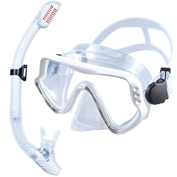 The ScubaDiving Gear Store Snorkelling Set - Full Frame Mask & Dry Snorkel - Multiple Colour Options