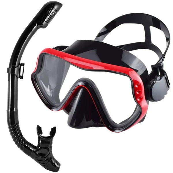 The ScubaDiving Gear Store Snorkelling Set - Full Frame Mask & Dry Snorkel - Multiple Colour Options