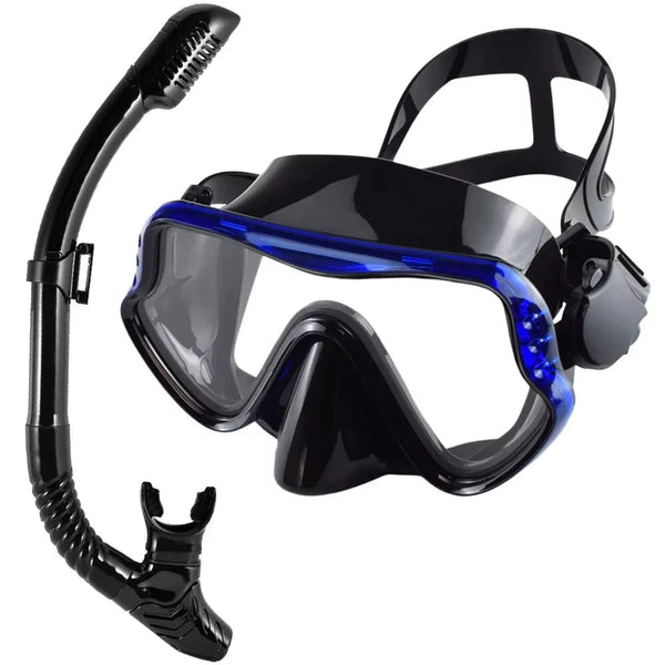 The ScubaDiving Gear Store Snorkelling Set - Full Frame Mask & Dry Snorkel - Multiple Colour Options