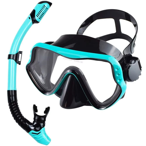 The ScubaDiving Gear Store Snorkelling Set - Full Frame Mask & Dry Snorkel - Multiple Colour Options