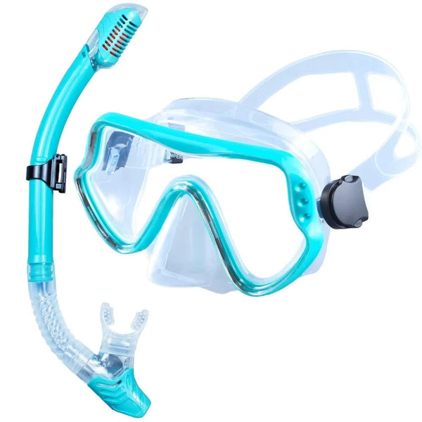 The ScubaDiving Gear Store Snorkelling Set - Full Frame Mask & Dry Snorkel - Multiple Colour Options