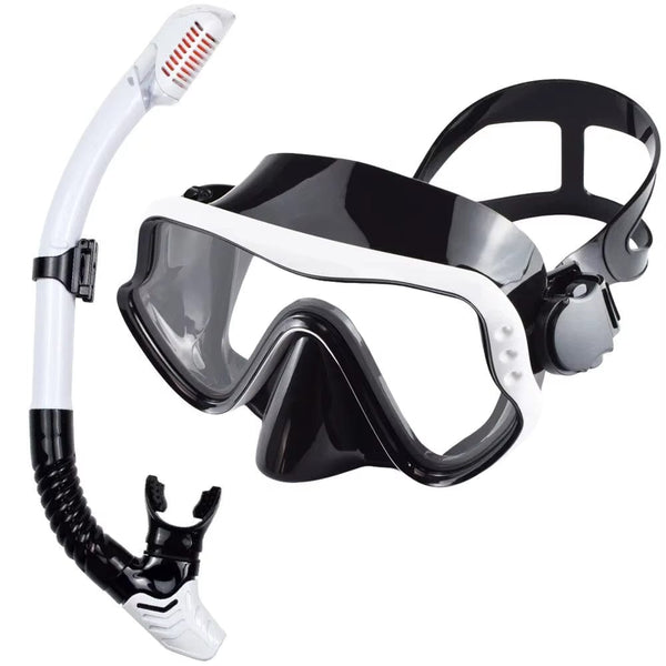 The ScubaDiving Gear Store Snorkelling Set - Full Frame Mask & Dry Snorkel - Multiple Colour Options