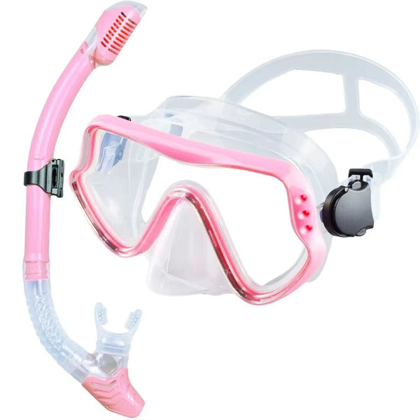 The ScubaDiving Gear Store Snorkelling Set - Full Frame Mask & Dry Snorkel - Multiple Colour Options