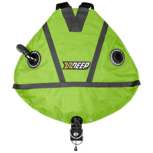 xDeep Sidemount System M - 4 x 1.5kg / Lime xDeep -  Stealth 2.0 TEC Sidemount System (COLOUR)