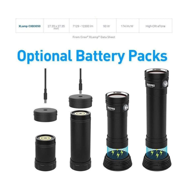 DivePro Video Light Divepro G12 Plus 12000 Lumen 92 CRI Video Light