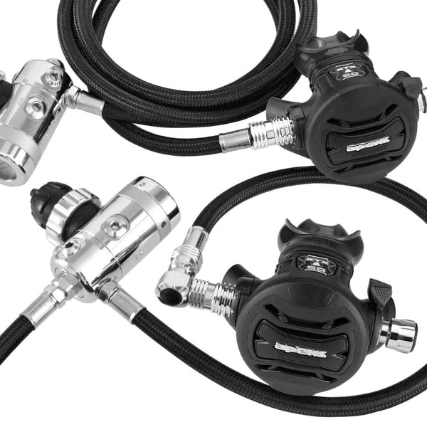 APEKS XTX50 Complete Sidemount Regulator Set