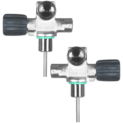 Dive Life Store (DLS) BTS DIN Valve, 230 bar, LEFT/RIGHT expandable