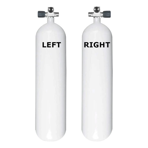 BTS STEEL Sidemount Cylinder Set - The ScubaDiving Gear Store