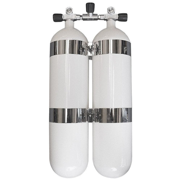 BTS Twinset - 12L Classic Round-Bottoms - The ScubaDiving Gear Store