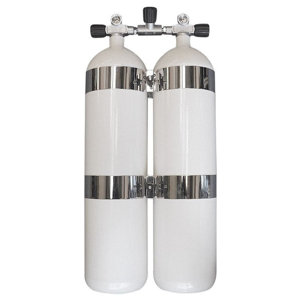 BTS Twinset - 12L Flat Bottom - The ScubaDiving Gear Store