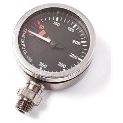 DC Marine - 63mm Naked Pressure Gauge - Black Dial - The ScubaDiving Gear Store