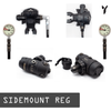 DC MARINE YUHSIN Regulator DC MARINE/YUHSIN A11 - Full Sidemount Regulator Set