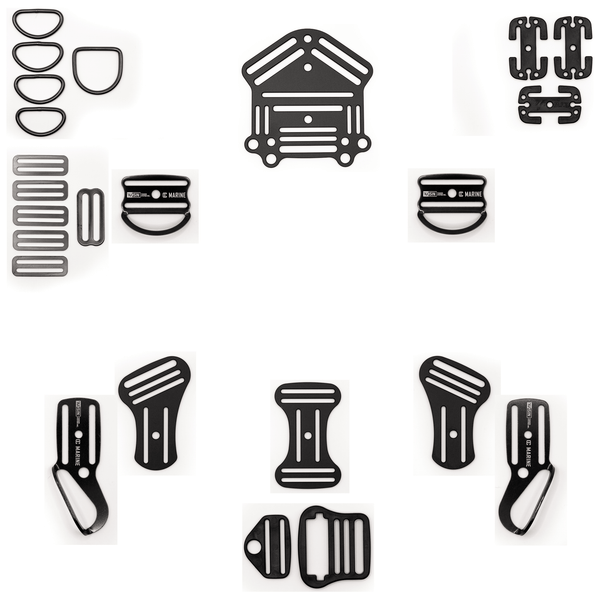 DC MARINE/YUHSIN - eXplorer ELITE - Sidemount Harness System - The ScubaDiving Gear Store