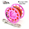 Diving Aluminium Spool - 15/30m - Multiple Color Options - The ScubaDiving Gear Store