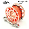 Diving Aluminium Spool - 15/30m - Multiple Color Options - The ScubaDiving Gear Store