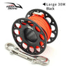 Diving Aluminium Spool - 15/30m - Multiple Color Options - The ScubaDiving Gear Store