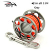 Diving Aluminium Spool - 15/30m - Multiple Color Options - The ScubaDiving Gear Store