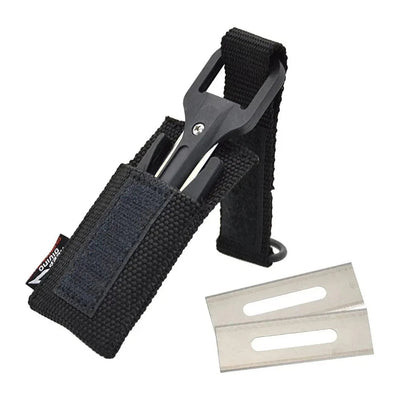 Dual Safety Cutter - with spare blades and pouch - The ScubaDiving Gear Store