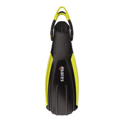 Mares Fins (Open Heel) S / Black/Yellow Mares Avanti Quattro 4X fins
