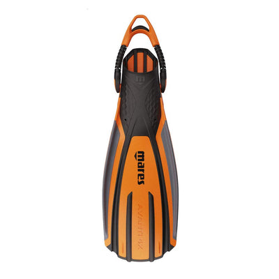 Mares Fins (Open Heel) S / Orange/Gray Mares Avanti Quattro 4X fins