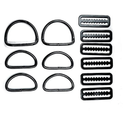 Razor D-Ring Set - BLACK - The ScubaDiving Gear Store