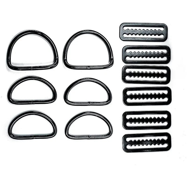 Razor D-Ring Set - BLACK - The ScubaDiving Gear Store
