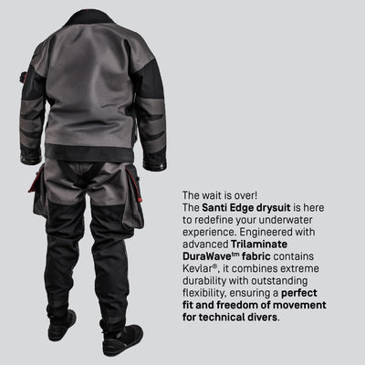 SANTI Edge Drysuit - The ScubaDiving Gear Store