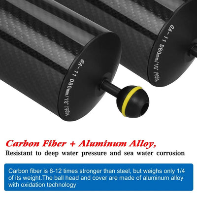 Seafrogs Seafrogs Diving 7/8/10/12Inch D60Mm Carbon FiberFloat Arms
