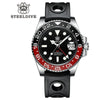 Steeldive 93Hr-Hr Black-Red / 60 Clicks V2 Bezel Steeldive SD1993 C3 - 300M Waterproof Mens Dive Watch