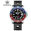 Steeldive 93Lr-Hr Blue-Red / 60 Clicks V2 Bezel Steeldive SD1993 C3 - 300M Waterproof Mens Dive Watch