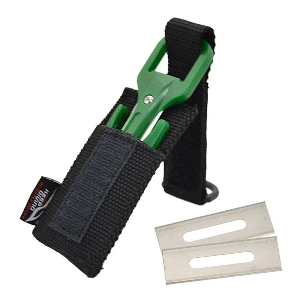 The ScubaDiving Gear Store Green A Scuba Diving Safety Line Cutter - Ceramic Cutter