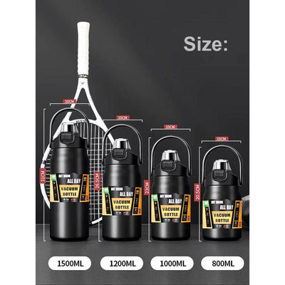 The ScubaDiving Gear Store Outdoor Thermos Portable 304 Stainless Steel Thermal Mug Tumbler Vacuum Flasks Cold and Hot Sports Water Bottle with Straw