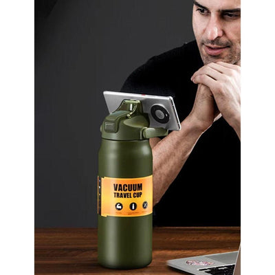 The ScubaDiving Gear Store Outdoor Thermos Portable 304 Stainless Steel Thermal Mug Tumbler Vacuum Flasks Cold and Hot Sports Water Bottle with Straw