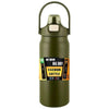 The ScubaDiving Gear Store Green / 1200Ml Outdoor Thermos Portable 304 Stainless Steel Thermal Mug Tumbler Vacuum Flasks Cold and Hot Sports Water Bottle with Straw