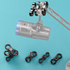 The ScubaDiving Gear Store Cp 2 Seafrogs 2.55'' Ball Arm Clamp 2 Hole Camera Waterproof Case Tray Ball Joint Arm System Combination Clamp Dive Flashlight Holder