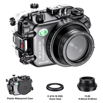 The ScubaDiving Gear Store E 10 18Mm F4 (100018754) Seafrogs Camera Waterproof Case Suitable forA6700 Camera Diving Photography Protection Underwater Photography