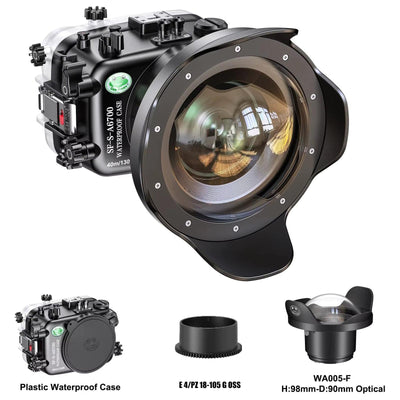 The ScubaDiving Gear Store E 4Pz 18 105 G Oss Seafrogs Camera Waterproof Case Suitable forA6700 Camera Diving Photography Protection Underwater Photography