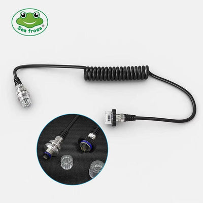 The ScubaDiving Gear Store Seafrogs Diving Waterproof Shell Flashlight Connection Line 5 Pin Synchronous Lightning Conductor Cable Data Line