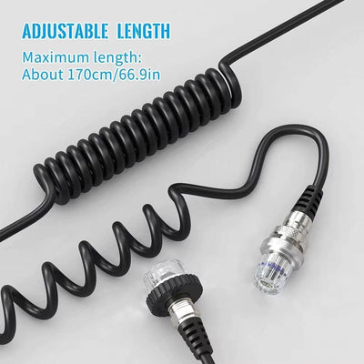The ScubaDiving Gear Store Seafrogs Diving Waterproof Shell Flashlight Connection Line 5 Pin Synchronous Lightning Conductor Cable Data Line