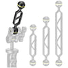 The ScubaDiving Gear Store Seafrogs Essential Diving Photography Equipment Dual Ball Joint Arm Lighting System Combination Accessory Anlge Adjustable