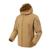 The ScubaDiving Gear Store Khaki / 4Xl(95-105Kg) Soft Shell Jacket - Windbreaker / Fleece Lined