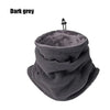 The ScubaDiving Gear Store Dark Grey Winter Warm Ski Mask Men Bandana Fleece Neck Warmer Gaiter Windproof Scarf Camping Hiking Balaclava Fishing Cycling Face Mask