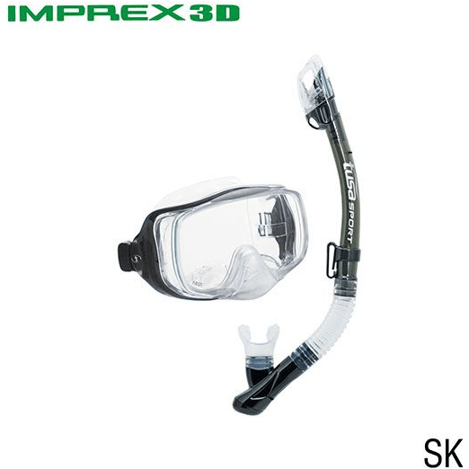 TUSA Smoke TUSA SPORT UC3325 Mask and Snorkel Set ADULT PRO