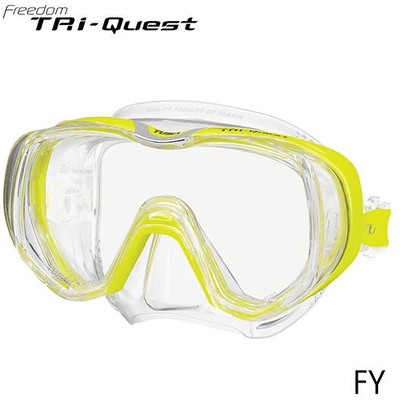TUSA Flash Yellow TUSA M3001 Freedom Tri-Quest Mask