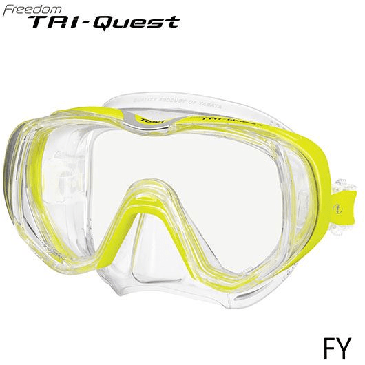 TUSA Flash Yellow TUSA M3001 Freedom Tri-Quest Mask